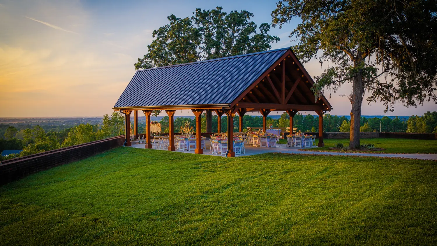 The Tower pavilion on the Livingston hilltop